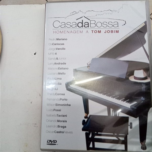 Dvd Casa da Bossa - Homenagem a Tom Jobim Editora Otávio Moraes [usado]