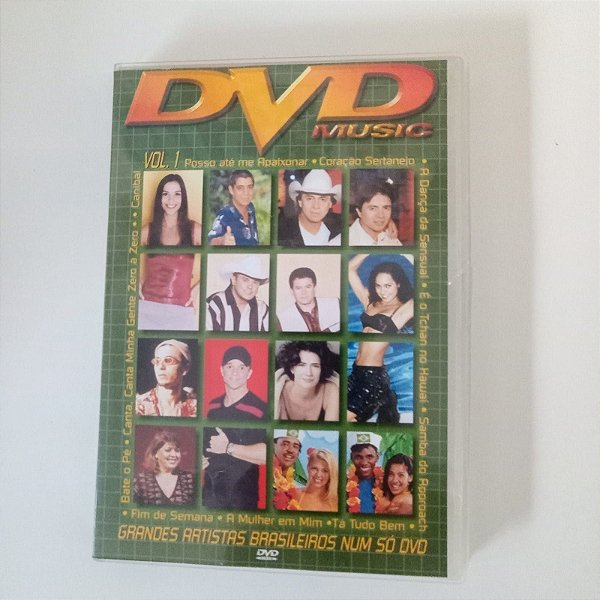Dvd Dvd Music Vol. 1 - Grandes Artistas Brasileiros em um Só Dvd Editora Universal [usado]