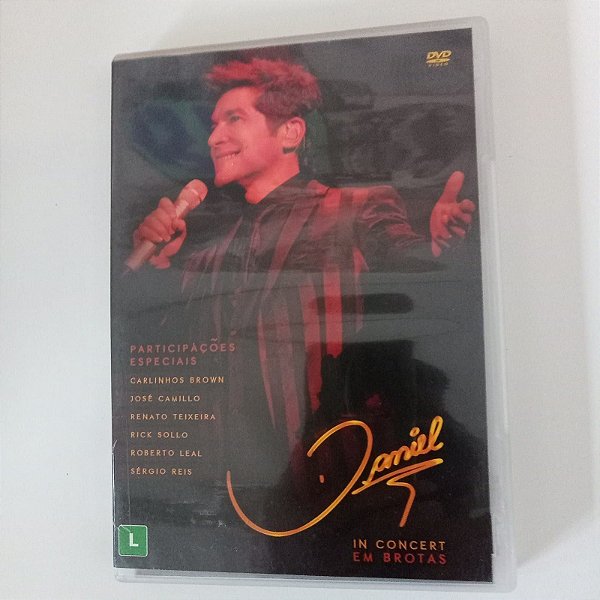 Dvd Daniel /participações Especiais , Carlinhos Brow , José Camilo ,renato Teixeira ,rick Solo , Roberto Leal, Sergio Reis Editora Universal [usado]
