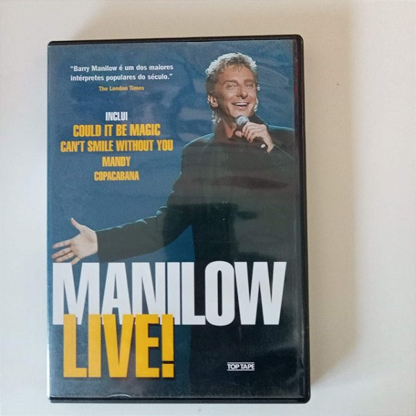 Dvd Barry Manilow - Live Editora Universal [usado]