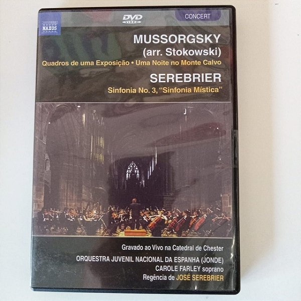 Dvd Orquestra Juvenil da Espanha (jonde) Carole Farley Soprano /regencia de José Serebrier Editora Paul Baily [usado]