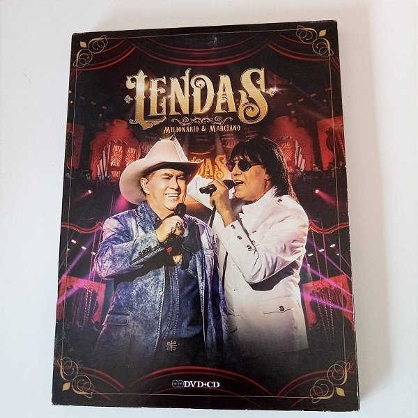 Dvd Lendas - Milhonário e Marciano Editora Radar [usado]