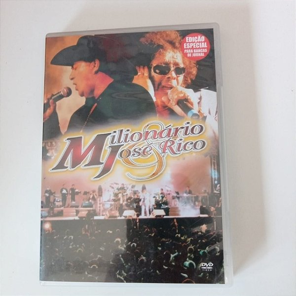 Dvd Milionário e José Rico Editora Warner Music [usado]