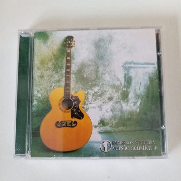 Cd Emerson Nogueira Versão Acústica 3 Interprete Merson Nogueira (2003) [usado]