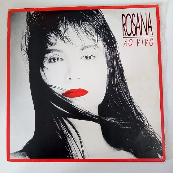 Disco de Vinil Rosana ao Vivo/ Vicio Fatal Interprete Rosana [usado]