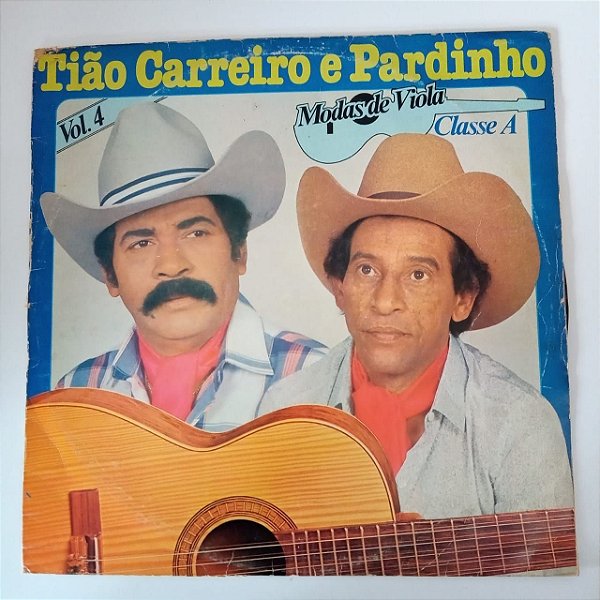 Disco de Vinil Tião Carreiro e Pardinho Vol.4 Interprete Tião Carreiro e Pardnho (1984) [usado]