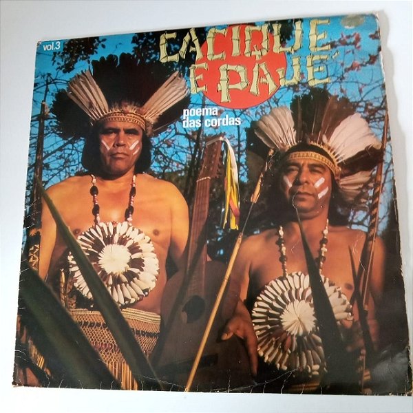 Disco de Vinil Cacique e Pagé - Poema das Cordas Interprete Cacique e Pagé (1980) [usado]