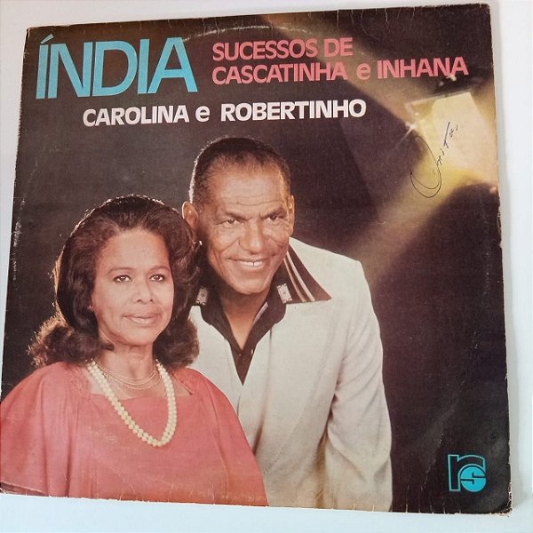 Disco de Vinil India - Cascatinha e Inhana /carolina e Roberto Interprete Cascatinha e Inhana /carolina e Roberto (1983) [usado]