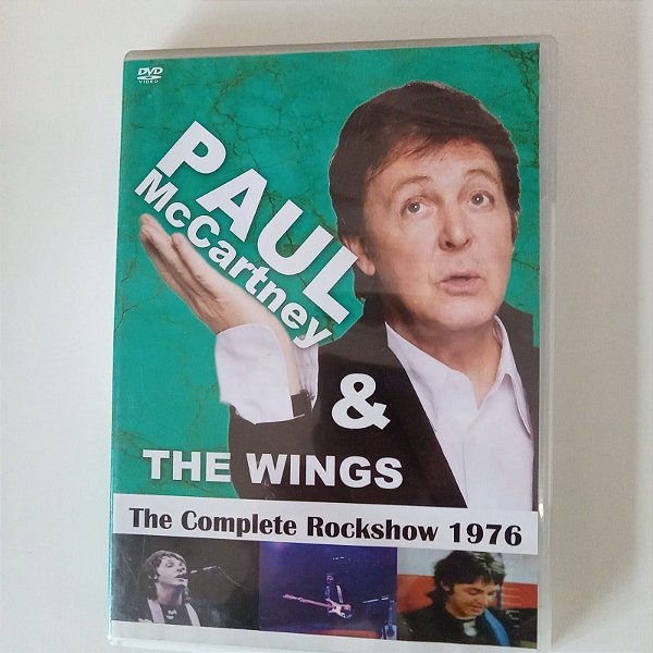 Dvd Paul Maccartney e The Wings / The Complete Rockshow Editora Dolby [usado]