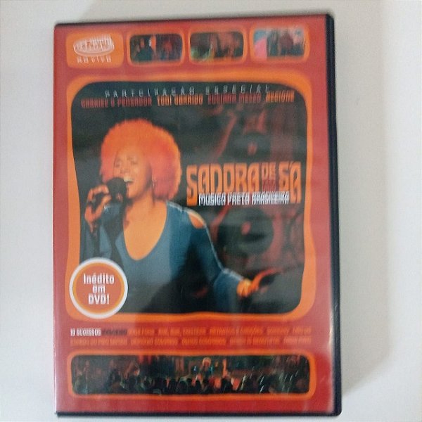 Dvd Sandra de Sá - Música Preta Brasileira Editora Universal Music [usado]