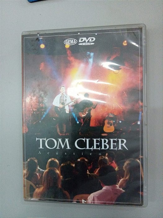 Dvd Tom Cleber Acústico Editora Gema [usado]