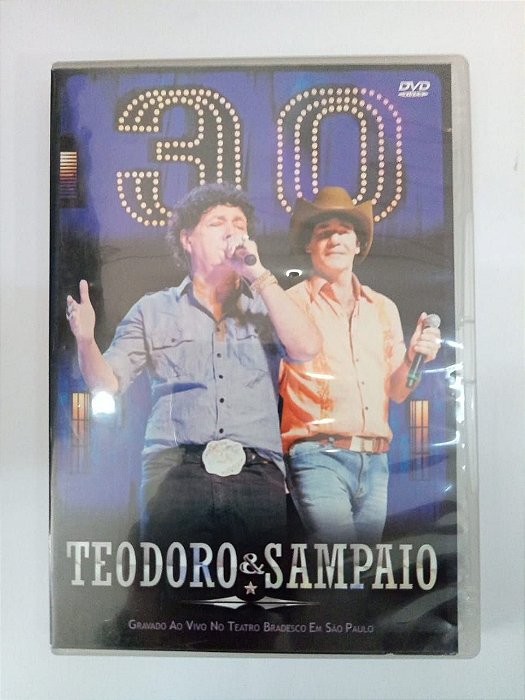 Dvd Teodoro e Sampaio 30 Anos Editora Teodoro e Sampaio [usado]