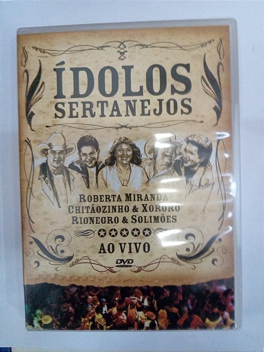 Dvd Ídolos Sertanejos ao Vivo Editora Universal [usado]