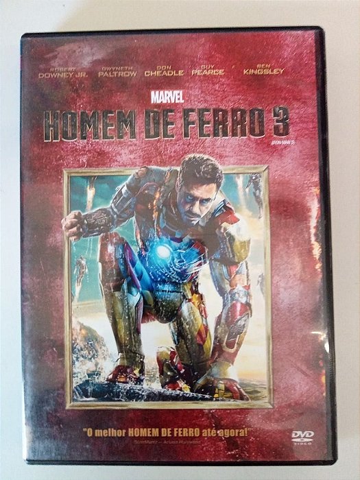 Dvd Homem de Ferro 3 Editora Marvel Brasil [usado]