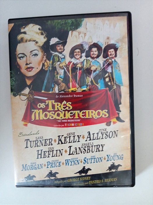 Dvd os Três Mosqueteiros Editora Warner [usado]