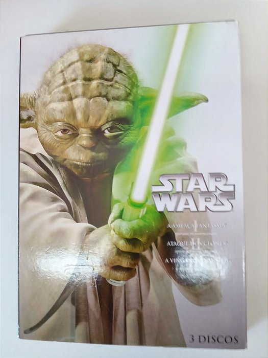 Dvd Star Wars - Ameaça Fantasma , Ataque dos Clones e a Vingança dos Sith Editora Lucas Filmes Ltda [usado]
