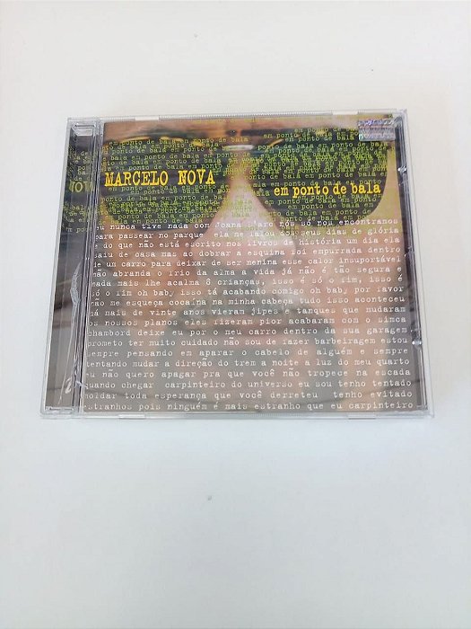 Cd Marcelo Nova - em Ponto de Bala Interprete Marcelo Nova [usado]