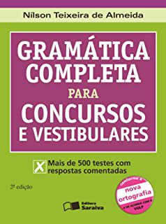 Livro Gramática Completa para Concursos e Vestibulares Autor Almeida, Nílson Teixeira de (2014) [usado]
