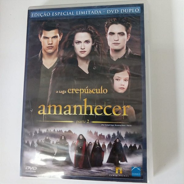 Dvd a Saga do Crepúsculo - Amanhecer Parte 2 Editora Paris Filmes [usado]