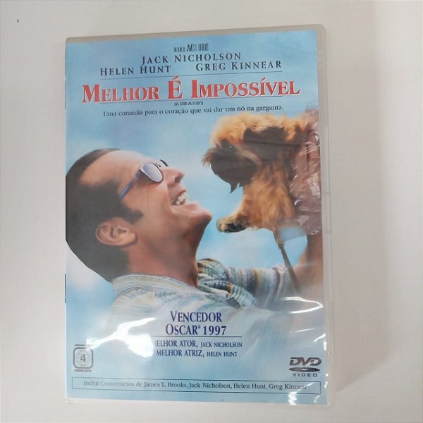 Dvd Melhor é Impossível Editora Tristar Pictures [usado]