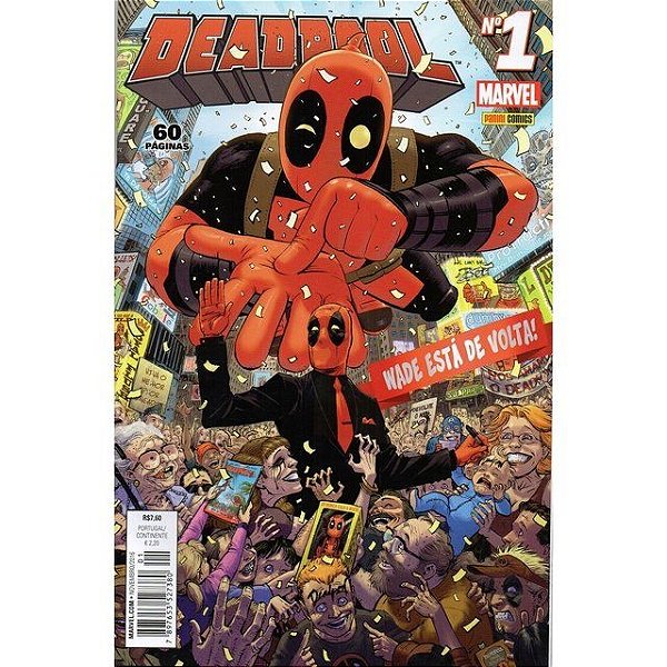 Gibi Deadpool Nº 01 Autor Gerry Duggan (2016) [usado]