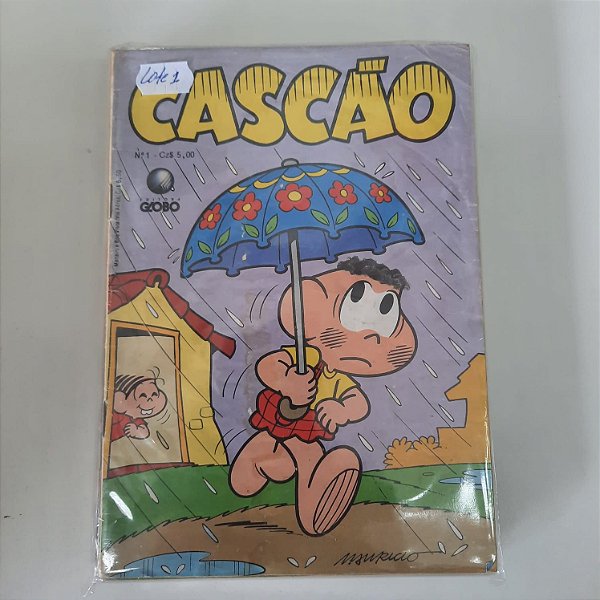Gibi Gibi do Cascão - Editora Globo - Lote 01 Autor Mauricio de Sousa [usado]