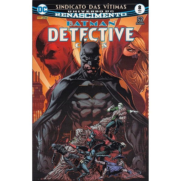 Gibi Batman Detective Comics Nº 08 Autor Universo Dc Renascimento (2017) [usado]