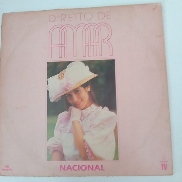 Disco de Vinil Direito de Amar Nacional Interprete Varios Artistas (1987) [usado]