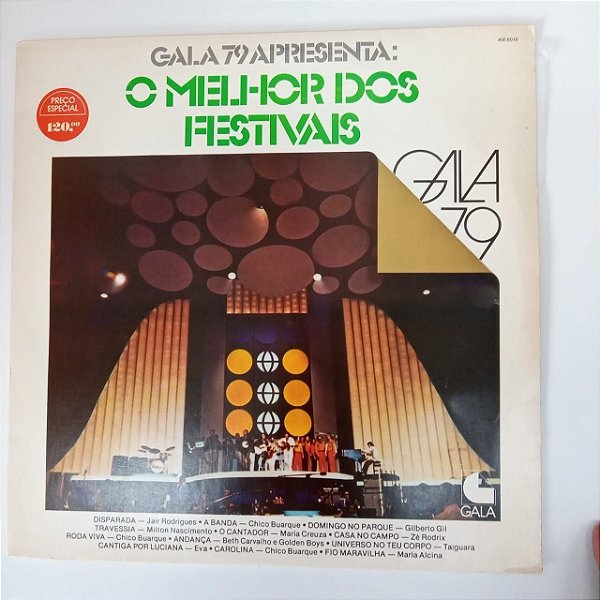 Disco de Vinil o Melhor dos Festivais - Gala 79 Interprete Varios Artistas (1979) [usado]