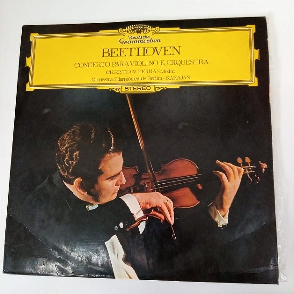 Disco de Vinil Brrthoven - Concerto para Violino e Orquestra Interprete Christian Ferras Violino /orquestra Filarmonica de Berlin (1973) [usado]