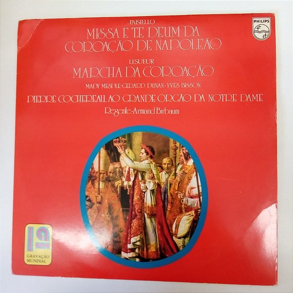 Disco de Vinil Coroação de Napoleão em Notre Dame Interprete Regente Armnd Birbaum (1974) [usado]