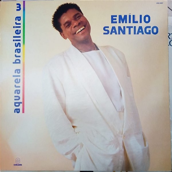 Disco de Vinil Emilio Santiago - Aquarela Brasileira 3 Interprete Emilio Santiago (1990) [usado]