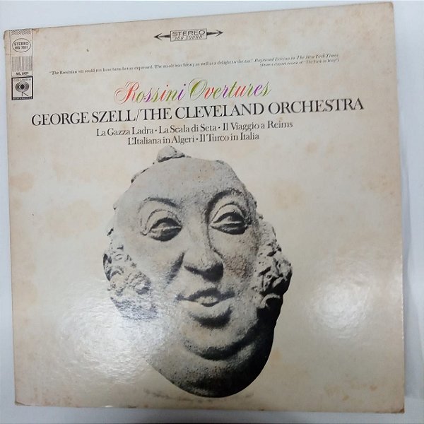 Disco de Vinil Rossini Overtures Interprete George Zell/the Cleveland Orchestra [usado]