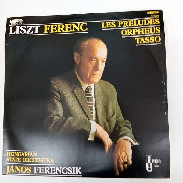 Disco de Vinil Liszt Ferenc (1811-1886) Interprete Orchestra Estatal Hungara (1886) [usado]