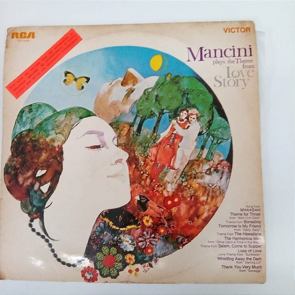 Disco de Vinil Mancini Plays The Theme From Love Story (1971) Interprete Henry Mancini (1971) [usado]