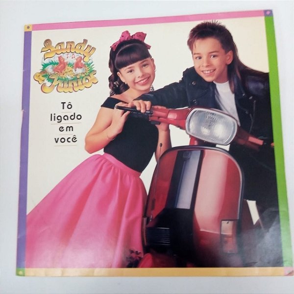 Disco de Vinil Sandy e Junior - Tô Ligado em Voçê Interprete Sandy e Junior (1993) [usado]