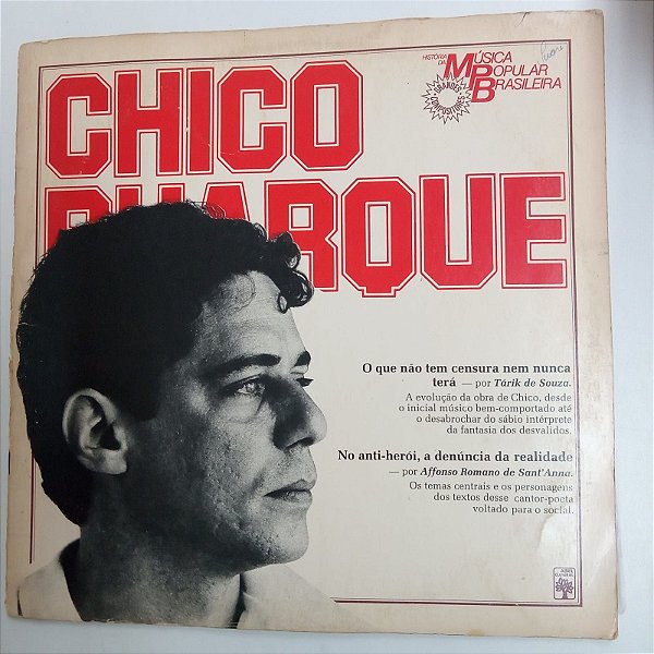Disco de Vinil Chico Buarque - Música Popular Brasileira Interprete Chico Buarque (1982) [usado]