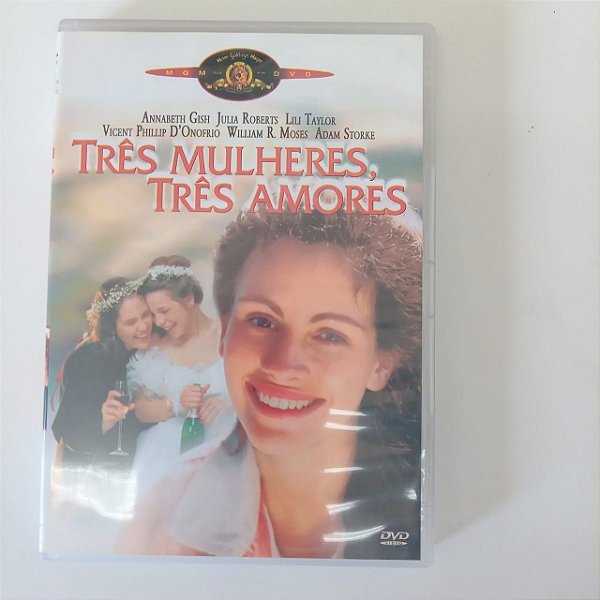 Dvd Três Mulheres , Três Amores Editora Donald Petrie [usado]