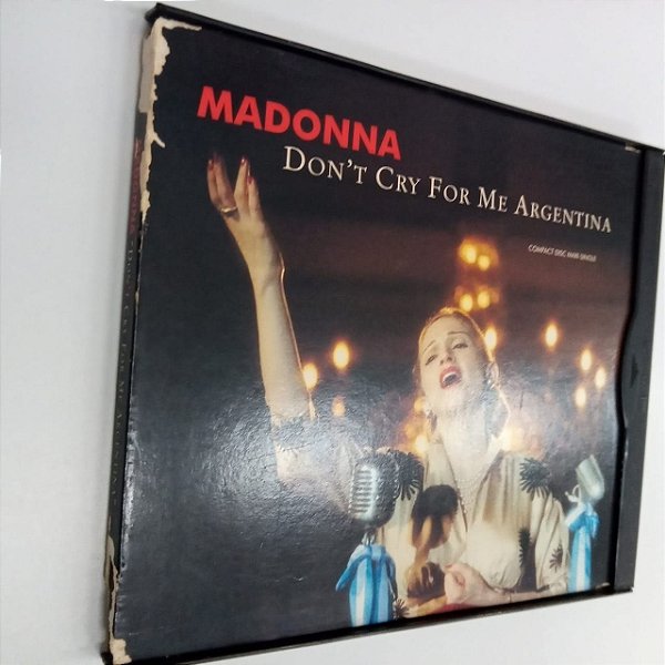 Cd Madona - Don´t Cry For Me Argentina Interprete Madona (1996) [usado]
