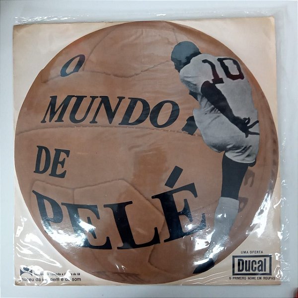 Disco de Vinil o Mundo de Pelé Interprete Pelé (depoimento) (1969) [usado]