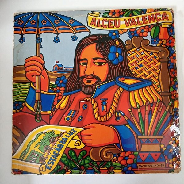 Disco de Vinil Alceu Valença - Estação da Luz Interprete Alceu Valença (1985) [usado]