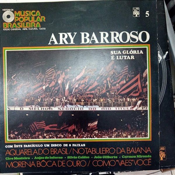 Disco de Vinil História da Música Popular Brasileira - Ary Barroso Interprete Ary Barroso (1970) [usado]