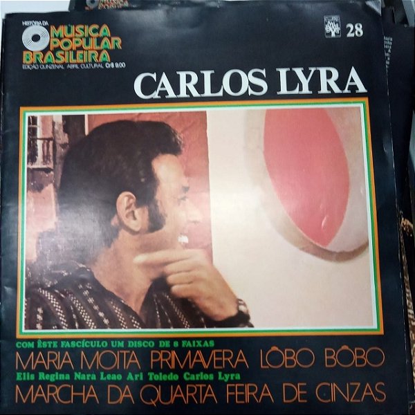Disco de Vinil História da Musica Piopular Brasileira - Carlos Lyra Interprete Carlos Lyra (1971) [usado]