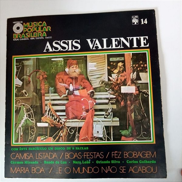 Disco de Vinil História da Musica Popular Brasileira - Assis Valente Interprete Assis Valente (1970) [usado]