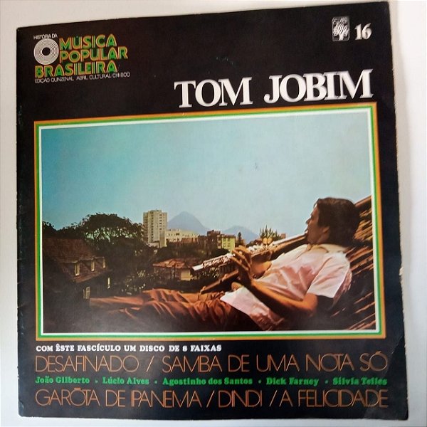 Disco de Vinil História da Musica Popular Brasileira - Tom Jombim Interprete Tom Jobim (1970) [usado]