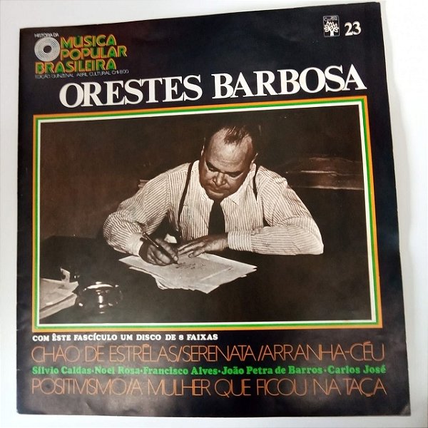 Disco de Vinil História da Musica Popular Brasileira - Orestes Barbosa Interprete Orestes Barbosa (1971) [usado]