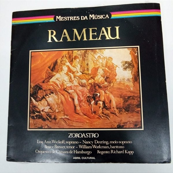 Disco de Vinil Rameau - Mestres da Música Interprete Orquestra de Câmara de Hamburgo /regente Richard Kapp (1981) [usado]