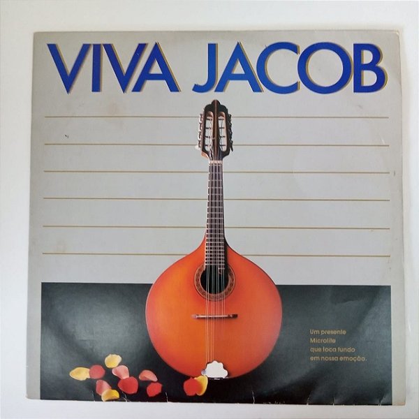 Disco de Vinil Viva Jacob Interprete Jacob do Bandolim (1986) [usado]