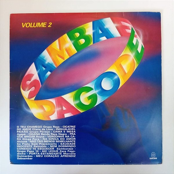 Disco de Vinil Samba Pagode Vol.2 Interprete Varios Artistas (1992) [usado]