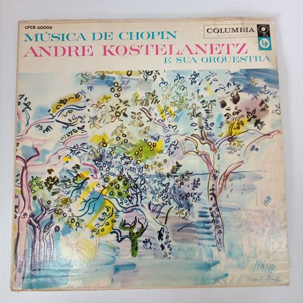 Disco de Vinil Música de Chopin Interprete André Kostelanetz e sua Orquestra [usado]